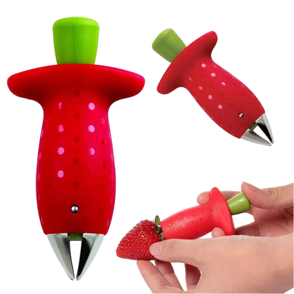 Strawberry Slicer & Huller – Kitchen Gadget Tool 2025.