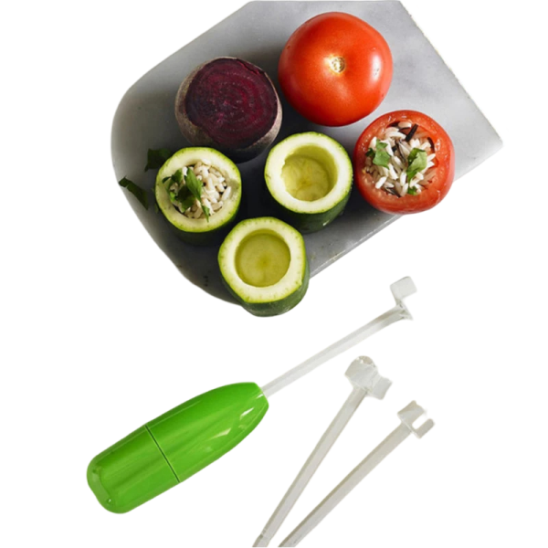 Effortless Zucchini Eggplant Corer & Tomato Seed Remover Tool