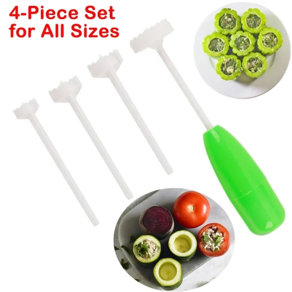 Effortless Zucchini Eggplant Corer & Tomato Seed Remover Tool