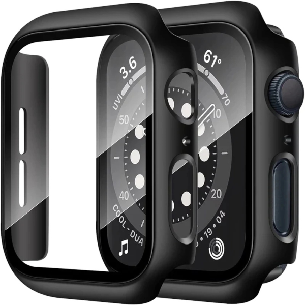 Premium Apple Watch Glass  Cover Case for All Series 38 to 49mm.