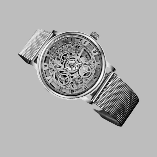 Elegant Luxury Skeleton Watch for Men & Women – Timeless Style
