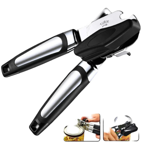 Professional Stainless Steel Can & Bottle Opener – Durable Tool