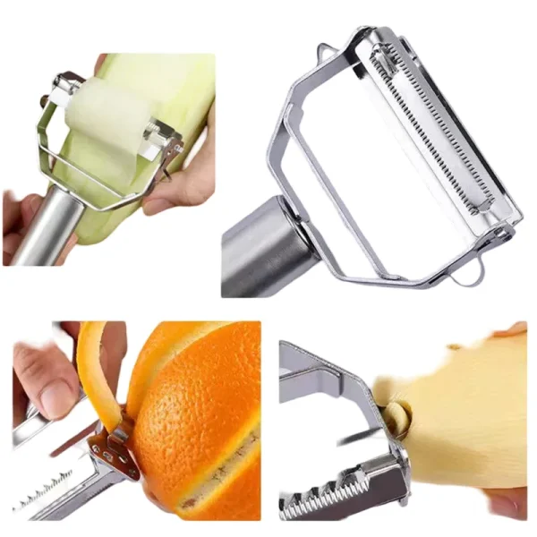 Double-Head Stainless Steel Vegetable Peeler for Kitchen
