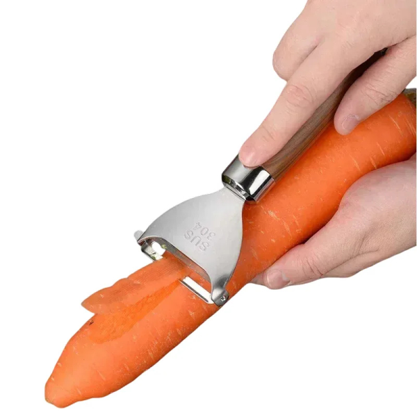 Multifunctional Veg Grater & Peeler – 2Pcs Stainless Steel.