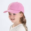 Baby Girl Baseball Caps Pink Black White Gray Children Low Profile Sun Hat Kids Boy Running Headwear Clothing Accessories - Image 4