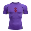 Summer Sports Tops Quick Dry Men's Compression Shirt Short Sleeve Second Skin Gym Workout Short Fitness Running T-Shirt Men Wear