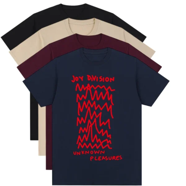 Buy Unknown Pleasures By Joy Division Silk T-shirt Cotton