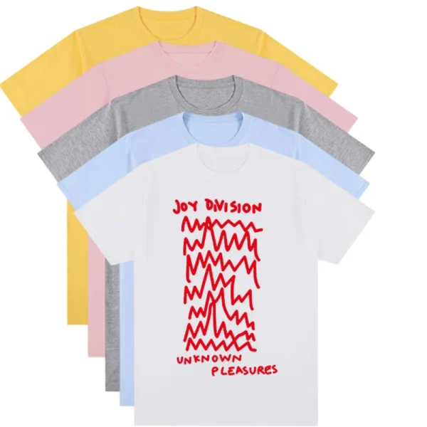 Buy Unknown Pleasures By Joy Division Silk T-shirt Cotton