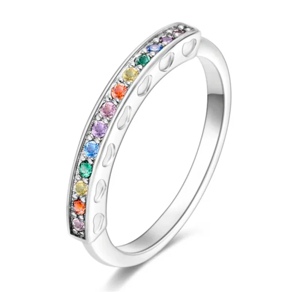 Silver Heart Stacking Ring For Men in Pakistan