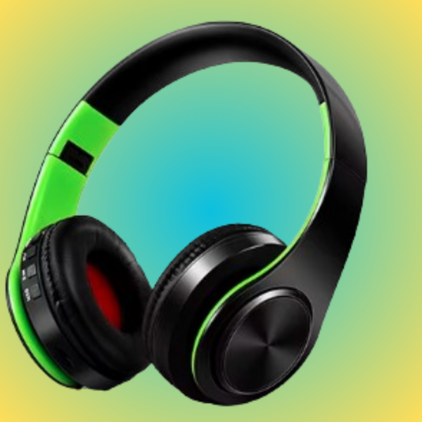 Earphone Bluetooth Headphones Over Ear Stereo Wireless Headset Soft Leather