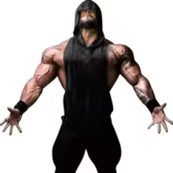 Men Bodybuilding Animal Sleeveless Hooded Tank Tops Muscle Stringer Athletic Fitness Vest Top Summer Hoodies Sportswear Tops