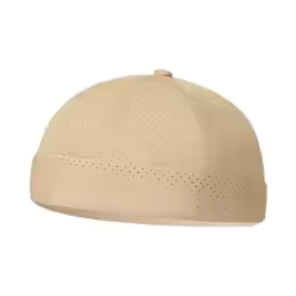 Summer Mens Docker Beanie Cap Outdoor Mesh Breathable Brimless Sailor Fisherman Quick Drying Hat Street Landlord Hat Skull Cap