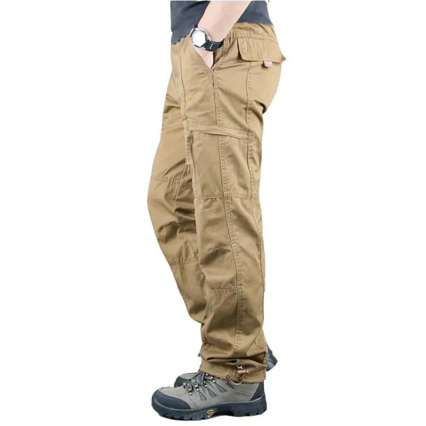 Men’s New Tactical Pants High Quality Cargo Multi-pocket Khaki Black Army Green Cotton Original Street Beige Trousers