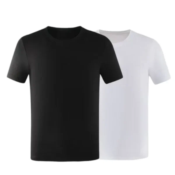 Unisex short-sleeved waterproof bamboo fiber Shirt