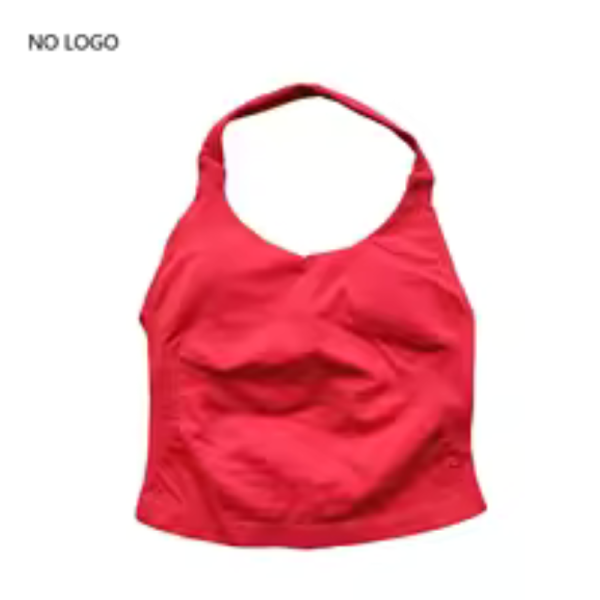 Impact Halter Top Gym Vest Woman Backless Tank Tops Push Up Sport Bras Running Vest Workout Tops Activewear Yoga Clothing