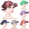 Summer Bandana Scarf Cap Sunscreen Hedging Cap Women Men Printed Baseball Cap Sunshade Hooded Scarf Headpiece Headscarf Hat - Image 3
