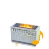 Ultrasonic Humidifier Flame Diffuser with Music Notes