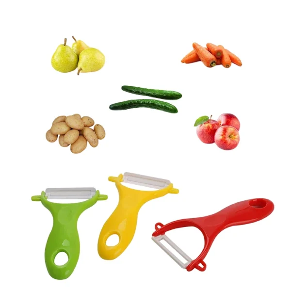 Ceramic Vegetable Peeler – 4 Color Kitchen Peeler KC0113