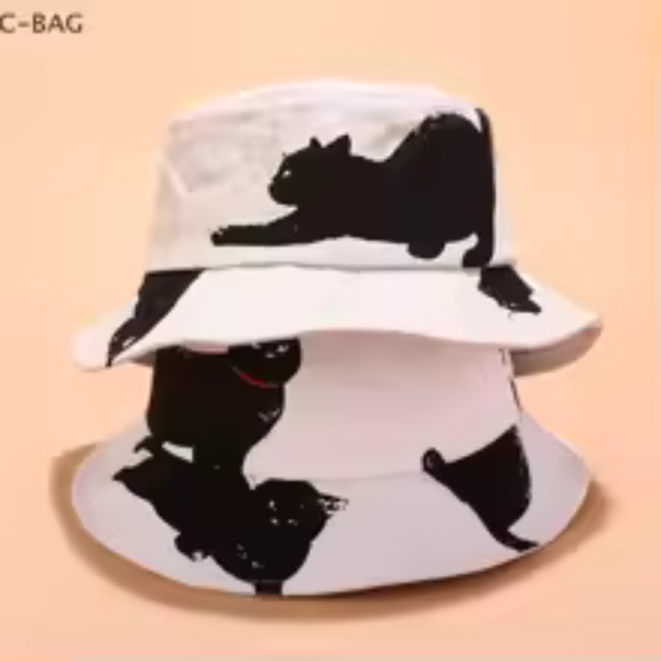 Hat Outdoor Casual Fisherman Hat Bucket Hat Fully Matched Printed Bucket Hat UV Sun Protection for Men Women Outdoor Activities