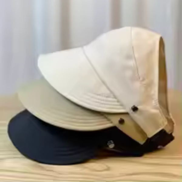 Ladies’ Sun Protection Hat Summer Hollow Top Breathable Cool Baseball Cap Foldable Portable Beach Seaside Fashion Fisherman Hat