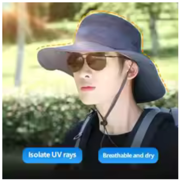 UV-proof Big Eaves Hat Summer Sunshade Fisherman Sunscreen Outdoor fishing Waterproof Quick drying Breathable Umbrella Cap Men