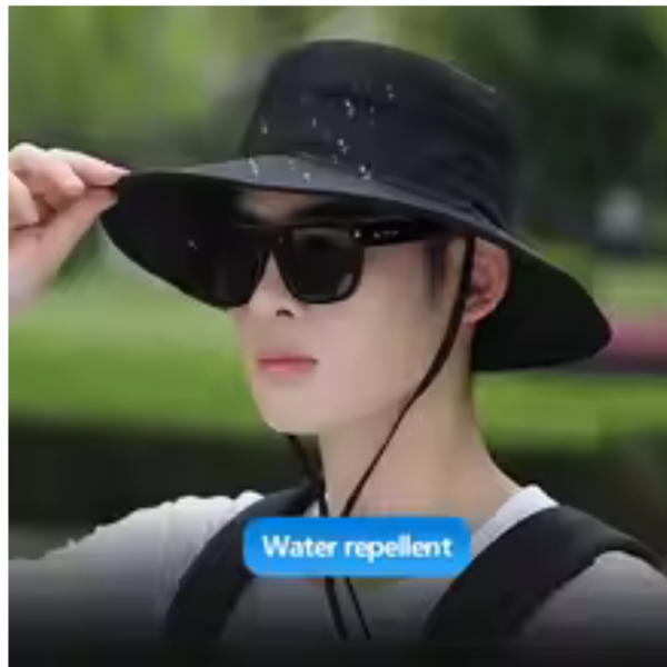 UV-proof Big Eaves Hat Summer Sunshade Fisherman Sunscreen Outdoor fishing Waterproof Quick drying Breathable Umbrella Cap Men