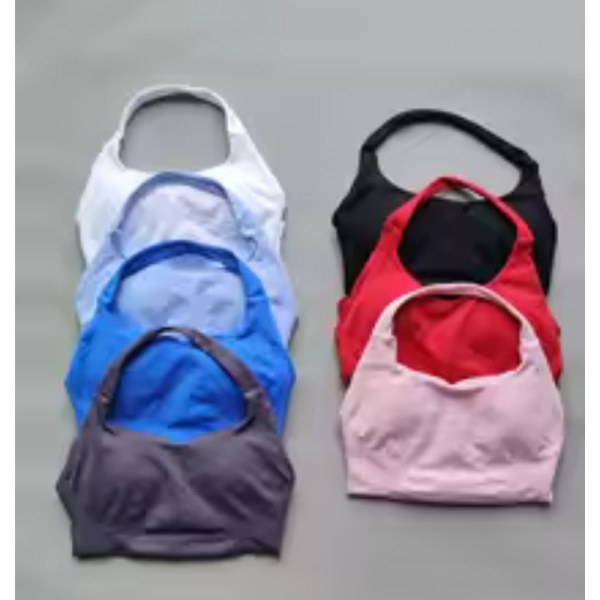 Impact Halter Top Gym Vest Woman Backless Tank Tops Push Up Sport Bras Running Vest Workout Tops Activewear Yoga Clothing