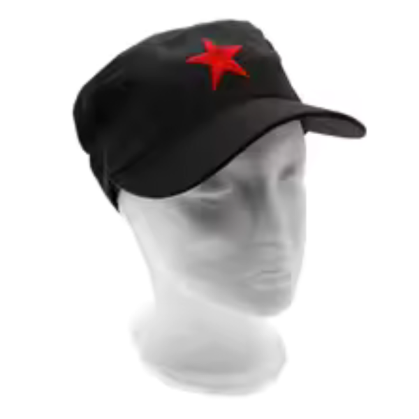 China Retro Unisex Red Star Cotton Vintage Green Flat Patrol Military Hats Army Cap