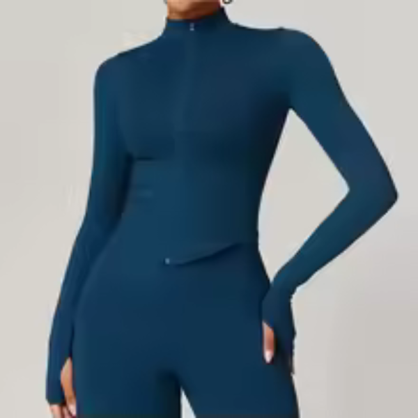 Top Long Sleeve Running Shirts Sexy Quick Dry Fitness Gym Sport Wear