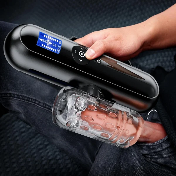 AI-Controlled Thrusting Male Sex Toy – 10-Speed Pleasure