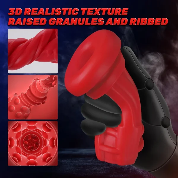 APP-Controlled Male Masturbator with Vibration & Heat