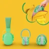 Baby wearing soft, adjustable earmuffs for 25dB noise protection (3).