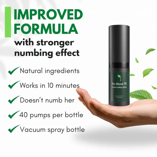Climax Control Delay Spray for Men – Unscented & Organic