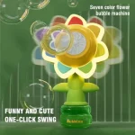 Dancing sunflower bubble machine for kids’ outdoor fun (1).