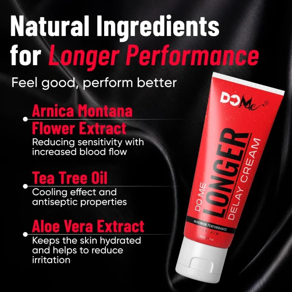 Delay Cream for Men | Last Longer in Bed | Lidocaine-Based Formula