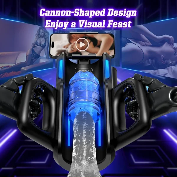 Electric Male Sex Toy with 12x Thrust | Hands-Free Stroker