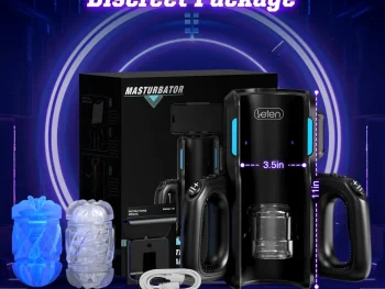 Electric male sex toy with thrusting action and built-in phone holder (4).