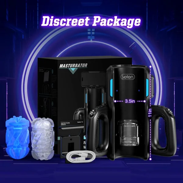 Electric Male Sex Toy with 12x Thrust | Hands-Free Stroker
