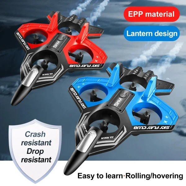 Entry-Level Aerobatic Drone with LED Lights | 2.4G RC Quadcopter