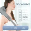Woman using Foreverlily wireless neck massager at home for muscle relief (4).