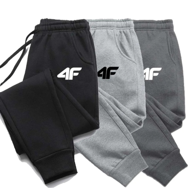 2025 Men’s four-season casual sports jogging pants, men’s urban fashion pants, high-quality Parisian printed home outdoor sports