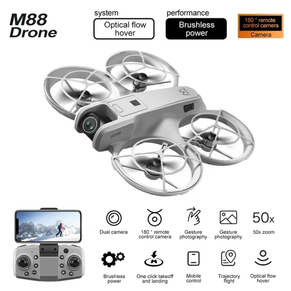 Lenovo M88 8K Drone with Dual Camera & Gesture Control