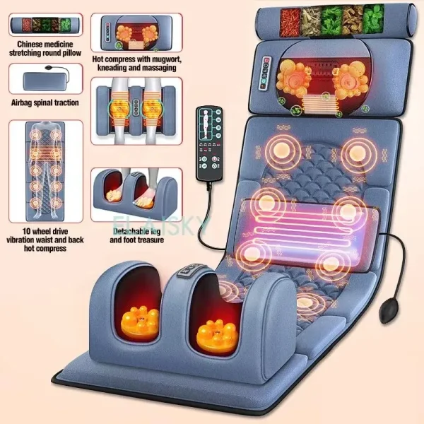 Tuhopeta Massage Mattress – Infrared Heat & Vibration for Pain Relief