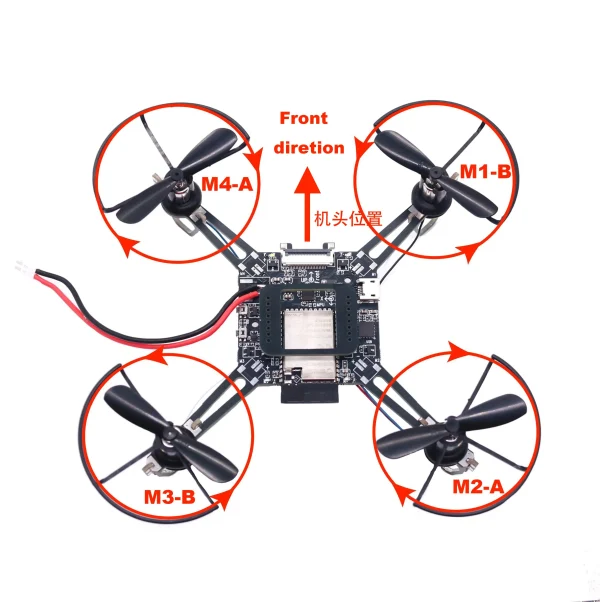 ESP32S2 Open Source Drone – WiFi-Controlled & Programmable