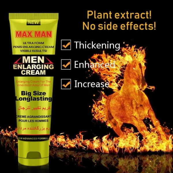 Men’s Massage Cream for Penis Enhancement – Longer & Thicker