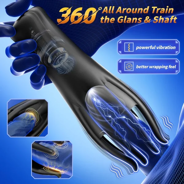 360° Penis Training Vibrator for Men | Powerful Stroker