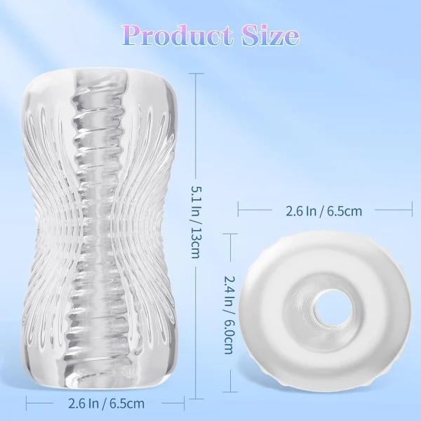 Intense Pocket Pussy – Real Feel Spiral Stroker for Men