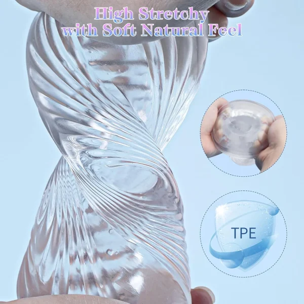 Intense Pocket Pussy – Real Feel Spiral Stroker for Men