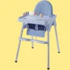 baby dining chair next to a dining table, ideal for home, restaurants, or travel use (2).