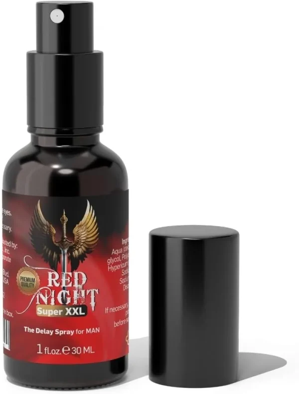 RED Night Delay Spray for Men – 240 Sprays | Long Lasting Intimacy